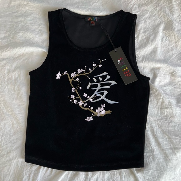dELiA*s Tops - dELiA*s Dolls Kill Velvet Crop Top